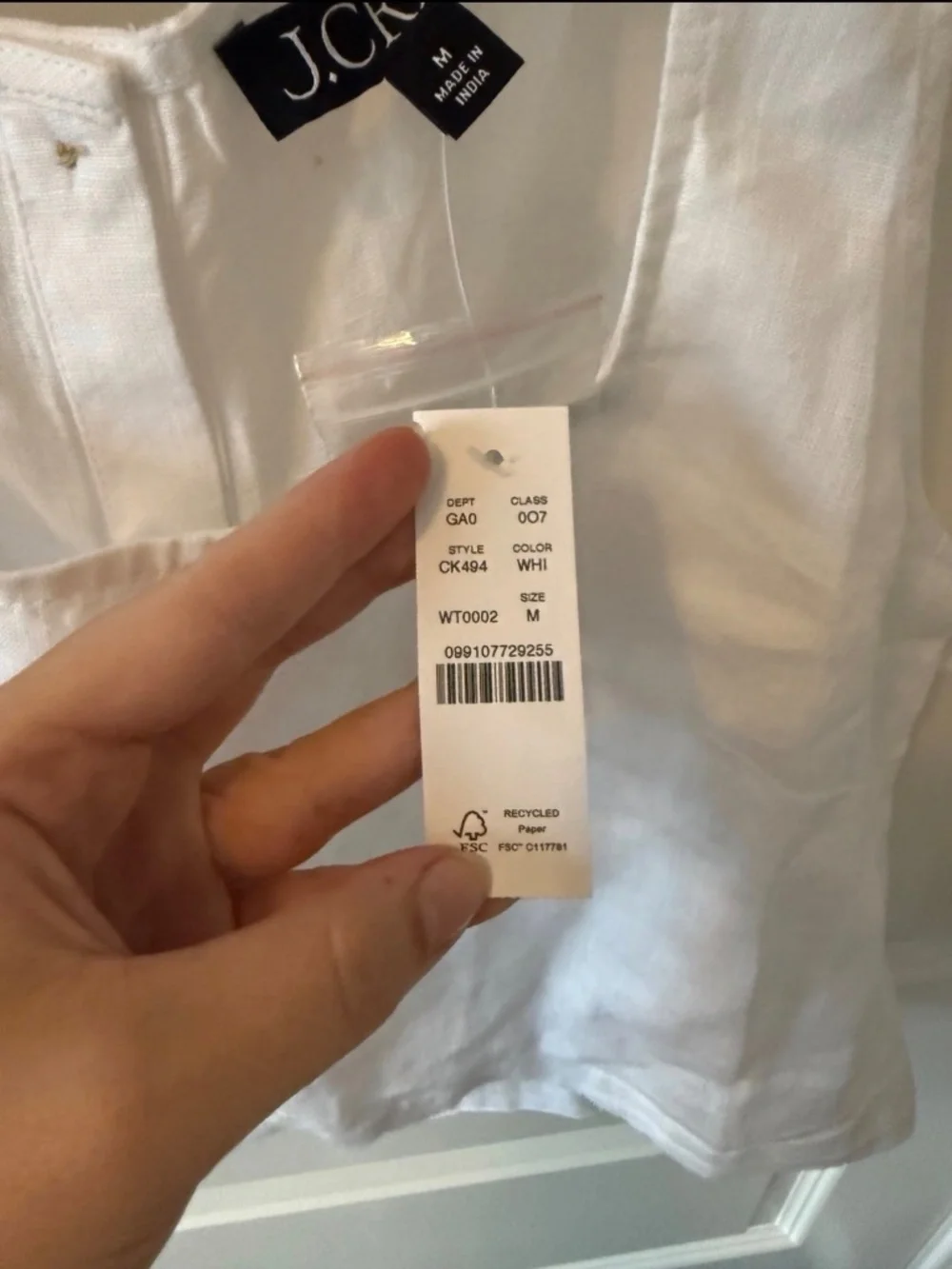 J. Crew Linen Top